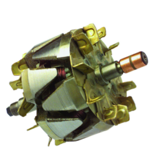 Alternator Rotor Rotating Armature for Denso Alternators 12 Volt, 100-125 Amp, 155mm Long - Replacing Denso 021200-3880, 021200-3890, 021200-4330, 021200-4890, 021200-5030, 021200-7450, 021200-8010, Toyota 27330-20070, 27330-64520 Other 7090655, 214-013, ND-682, 303-52002 - 28-8204