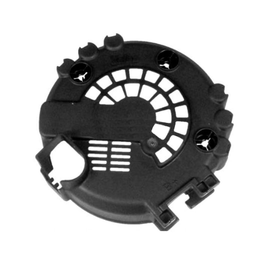 Alternator SRE Rectifier Cover, 125mm OD, Plastic, Valeo Ref# 599069 - for FG18S061, FGN18S061, 439762, 2609600B, 2609600D, 440354, FG18S032, FGN18S032, 439739, 440329, 2605702B, 2605594B, FG18S029, 439741, 440331, FGN18S029, 2617502A, FG18S110, 439823, 440502, 2614200, FG18S098, FGN18S098, W012-71N