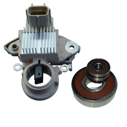 Alternator Voltage Regulator, Brushes, Bearings Kit 2013-2020 Ford Fusion 2.0 2.5 with 150 Amp Mitsubishi