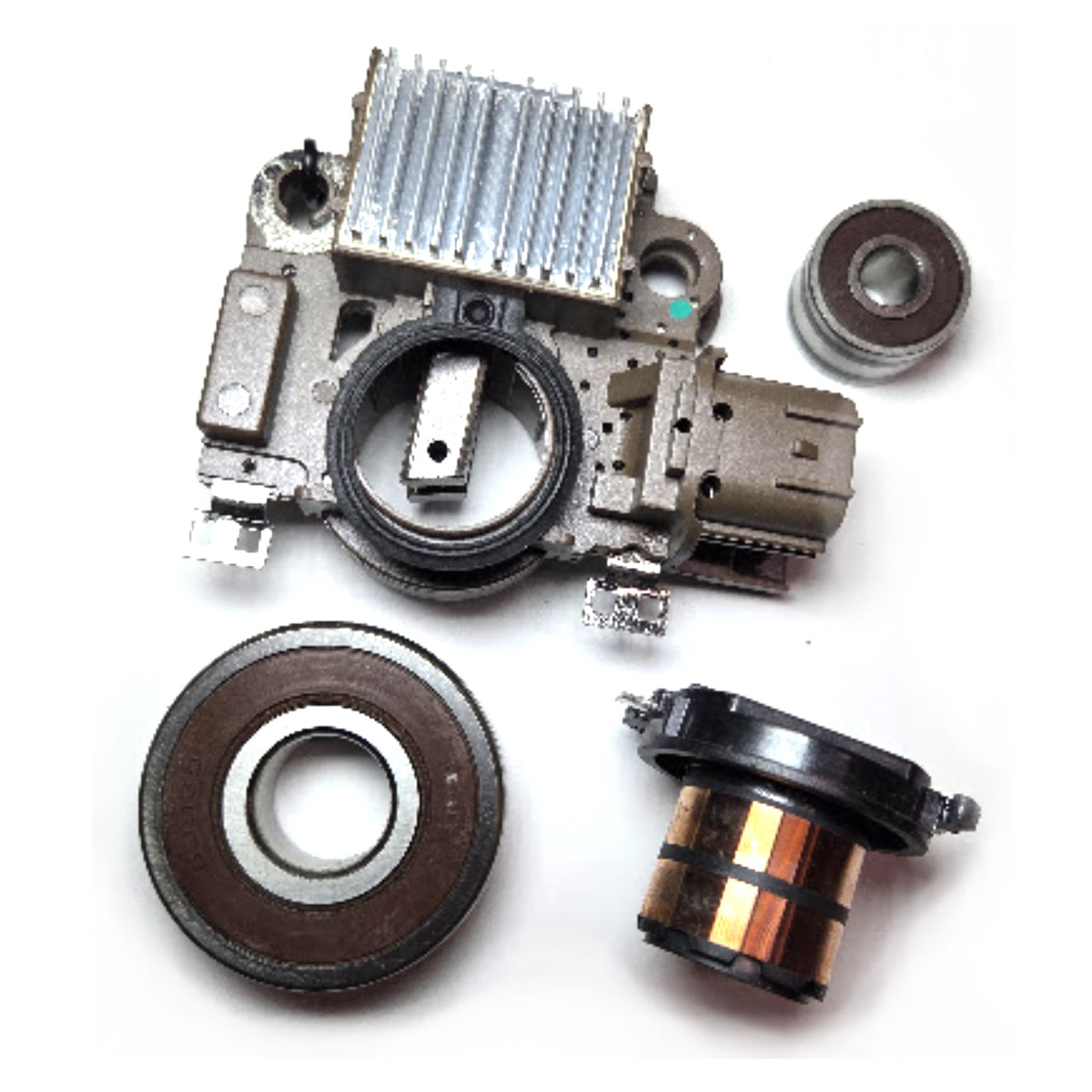 Alternator Regulator, Brushes, Bearings Sliprings Kit 2006-2011 Honda Civic 1.8L Mitsubishi A2TC1591, A2TC1591ZC, A2TC1591ZCKD, A2TC1391, A2TC1391ZC, A2TC1391ZE