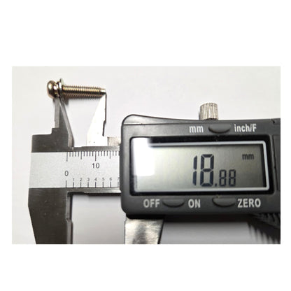 M4x.7, 4mm x 0.7 x 14mm Thread Length, PAN HEAD WITH LOCK WASHER AND FLAT WASHER,
