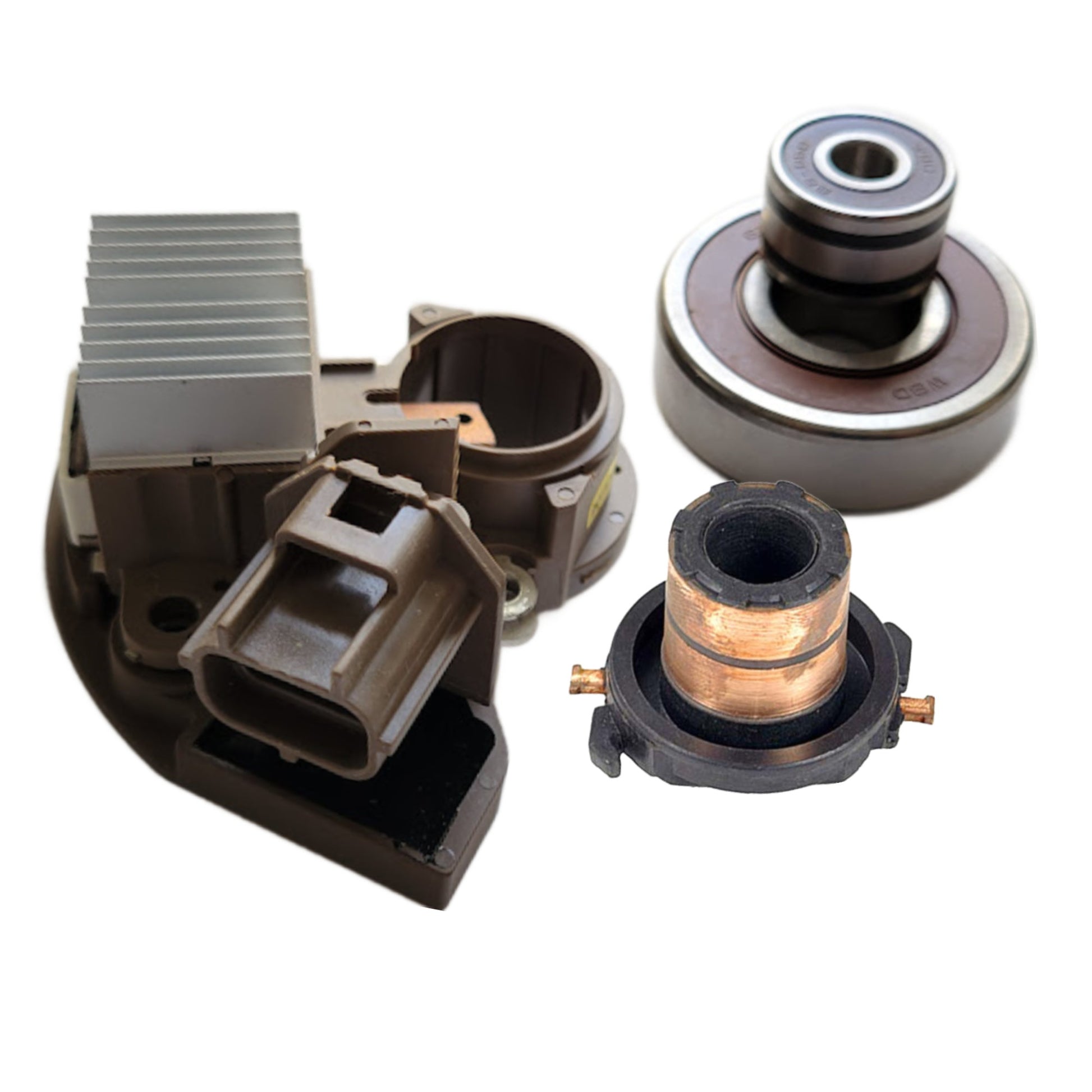 Mitsubishi 150A Alternator Repair Kit with IM529 Regulator & Bearings - Fits Ford & Lincoln 3.5L V6