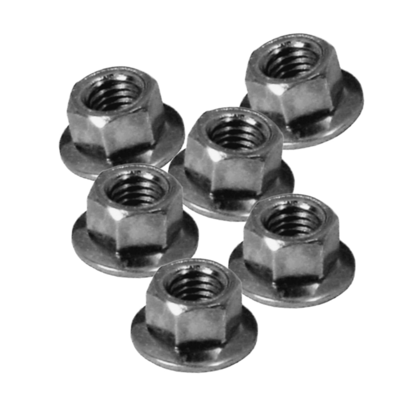 6 x Nuts, M5x0.8 with Attached Washer - Specifications; M5 x 0.8 x 8mm Drive Size x 4.5mm T, Attached conical washer, Thickness 4.5mm,  Thread M5 X 0.8, M5-0.8 // Replaces  Denso 949056-0990, 949056-2480, 949056-2481, 949056-4910,  