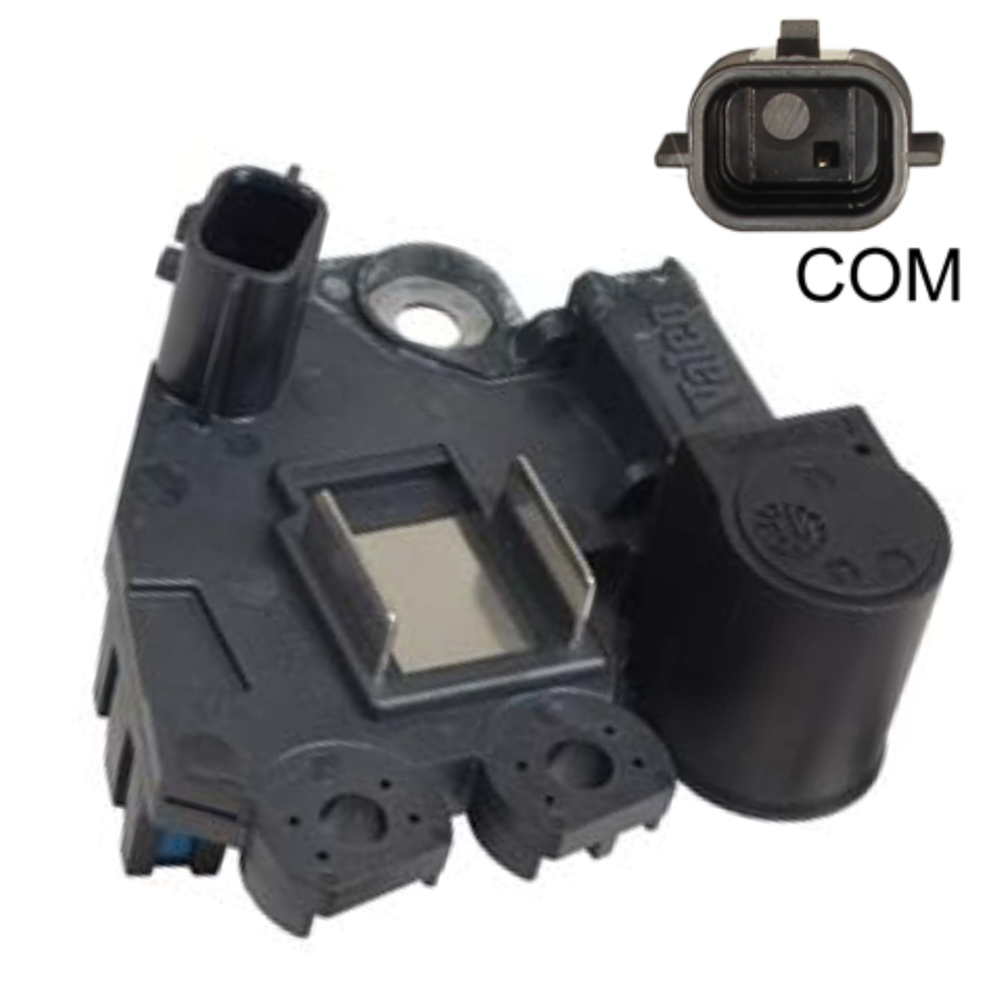 OEM Valeo Voltage Regulator with Brushes Renault 1 Terminal BSS COM 595252 595253 / For  Valeo SG12B092, TG10B025, TG11C039, TG11C040, TG11C041, TG11C054, TG11C055, TG11C056, TG11C060, TG11C065, TG11C066, TG11C068, TG11C069 