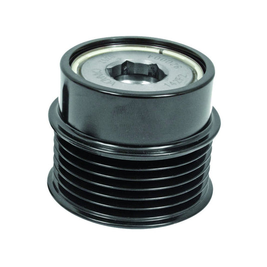 Pulley 6 Groove Decoupler, 54.2mm OD for Mitsubishi 79032281A 24-83303-4. Mitsubishi A004TJ0181, A004TJ0181ZC, A004TJ0182, A004TJ0182ZC, A004TJ0182ZCKD, A004TJ018NC