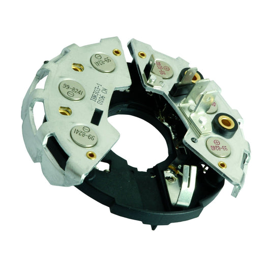 Rectifier Diode Bridge Assembly for External Fan Bosch 0120400094, 0120400408, 0120400647, 0120400648, 0120400669, 0120400670, 0120400704, 0120400705, 0120400722, 0120400723, 0120400724, 0120400733, 0120400744, 0120400745, 0120400746, 0120400747, 0120400750, 0120400751, 0120400758, 0120400759, 0120400767, 0120400768, 0120400806, 0120400807, 0120400808, 0120400809, 0120400810, 012040081 on VW, BMW, Mercedes - 77201001 IBR303