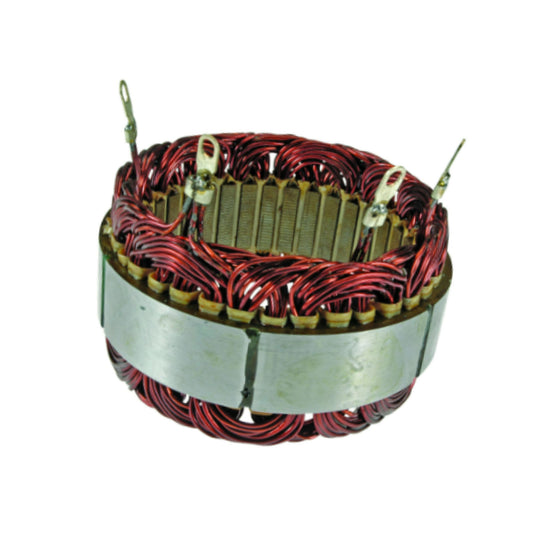Rotor / Rotating Windings, Specifications: 12 Volt, 90-130A Denso Alternators, 102mm ID x 130mm Lamination Stack OD / Replaces Denso 021100-3260, 021100-3420, 021100-3890, 021100-4070, 021100-4080, 021100-4100, 021100-4110 // 72908503, W105-14, ND-456, 340-52003, 340-52007 - 27-8205