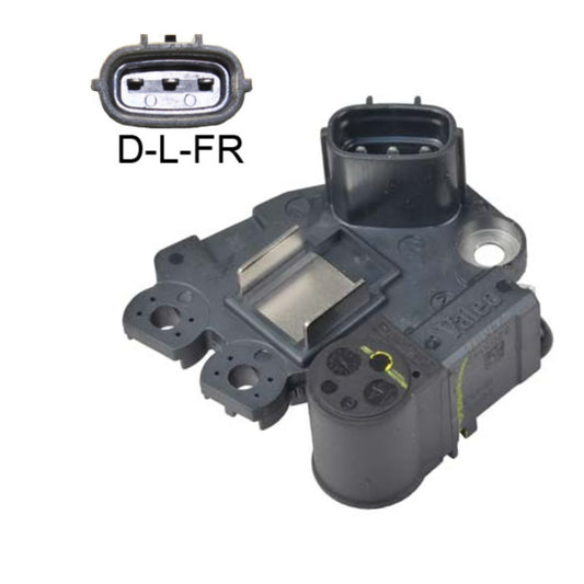 Valeo Brand OEM Voltage Regulator with Brushes 2605525 for Hyundai Kia w/ 130 Amp TG12C057