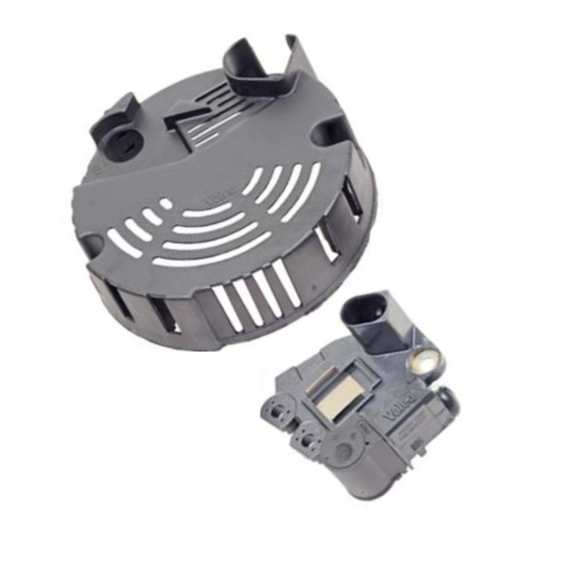 Valeo OEM Voltage Regulator with Brushes and Cover - 593944 for Valeo Alternator #s Valeo SG12B021, SG12B023, SG12B027, SG12B060