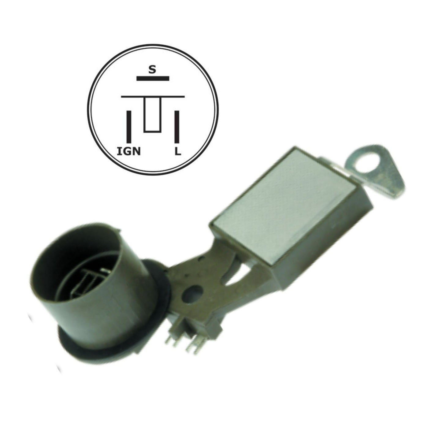 Voltage Regulator - Specifications: 12 Volt, A-Circuit, S-IG-L Terminals, 14.1 Voltage Set Point, Denso IR/EF Alternators, 86mm Mounting Length - Replaces: Denso 126000-0360, 126000-0460, 126000-0500, 126000-0670, Hino 27040-1320B, Toyota 27700-63030, 27700-72050, Other: Regitar	MFVR02010, VRH2005-28, J&N 230-52022, IAT 216-021, Wagner W085-35, WAI 80904380 IN235
