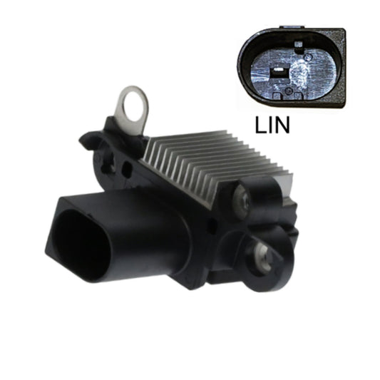 Voltage Regulator - Specifications: 12 Volt System, Mitsubishi, B-Circuit, LIN 2.X, 13.9 default voltage set point // Replaces: Mitsubishi 836, Other: 80033239, GNR-M333, VR-H2009-256 - IM1000
