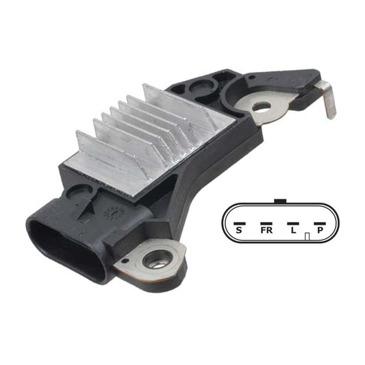 Voltage Regulator, 4 Terminal P-L-F-S, 12 Volt for GM Delco - 80406292, 80406296 - D705XHD