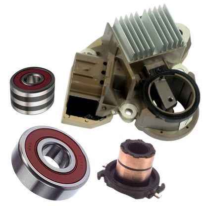 Voltage Regulator, Brushes, Bearings, Sliprings Kit for 2007-2010 Sentra 2.0L, 2007-2009 Versa 1.8L w/110 Amp A2TJ0281 - 11343RK-A