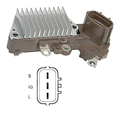 Voltage Regulator IN393 for Denso Alternators | Replaces Denso 126000-3930 & Kubota K7711-61900