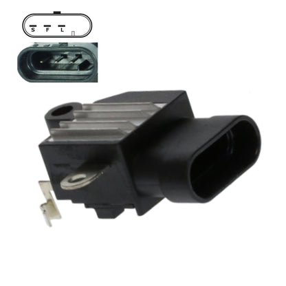 Voltage Regulator for Buick LeSabre, Cadillac DeVille Seville, Pontiac Bonneville w/Denso, 12 Volt, 3 Terminal, S-F-L - IN6003