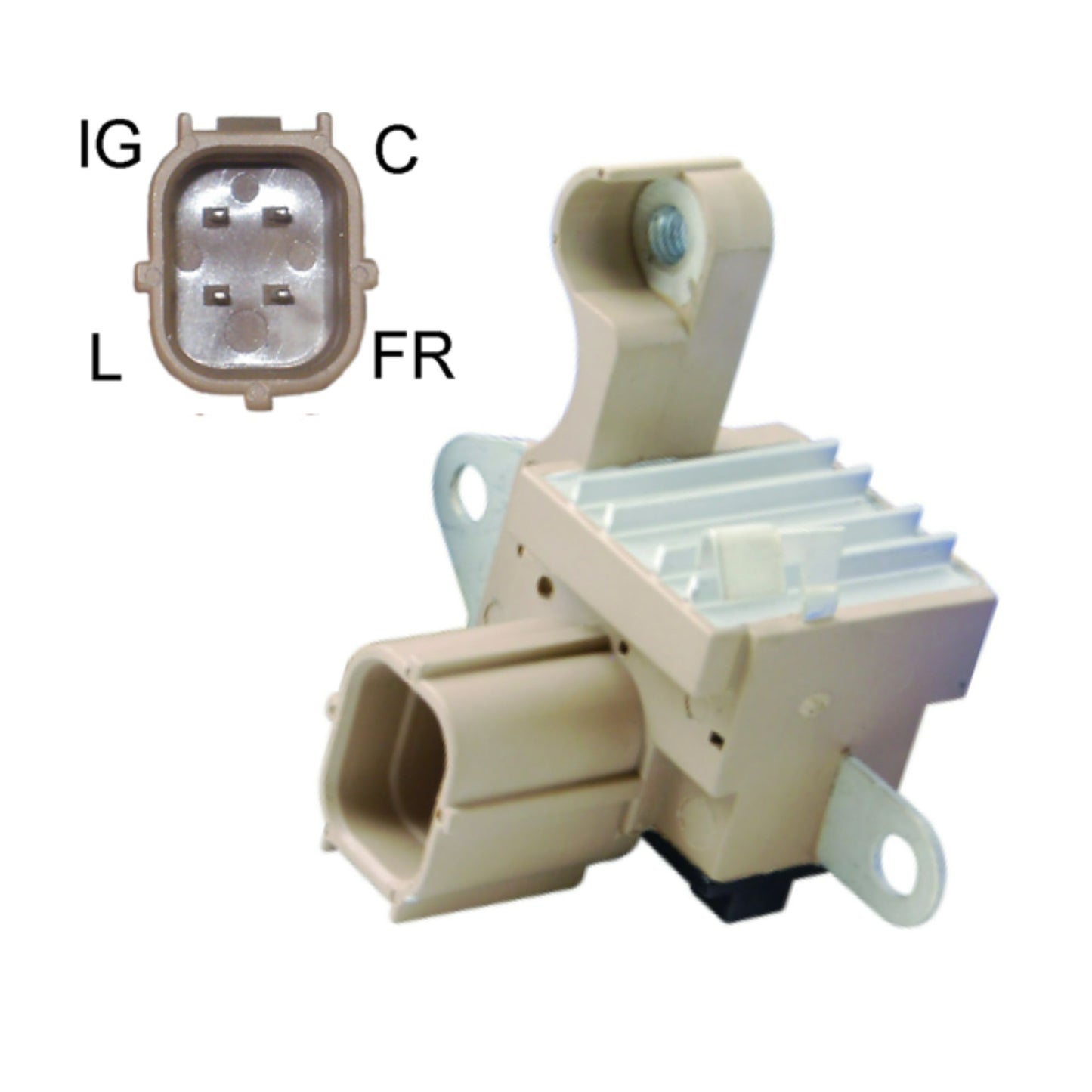 Denso 126600-3650, GA1 3650, GA1 5330 // VRH2005-149M, 8090-4501, 8090-4698, 1K-60235, T7365, W085-326, 230-52150, 216-081, 26519, ND-963 - IN6365 // 2 Volt, B-Circuit, IG-C-L-FR Terminals, for Honda,