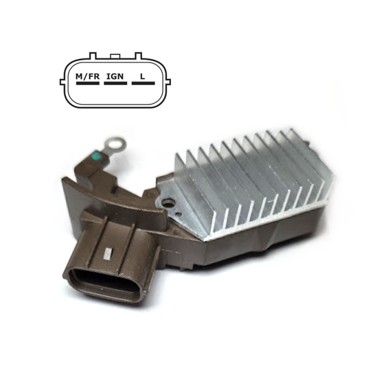 Voltage Regulator for Scion xA xB Toyota Echo Yaris  Replaces: Denso 126000-3130, 126000-3131, 126000-3170, 126000-3171, Toyota 27700-21010, 27700-21020 