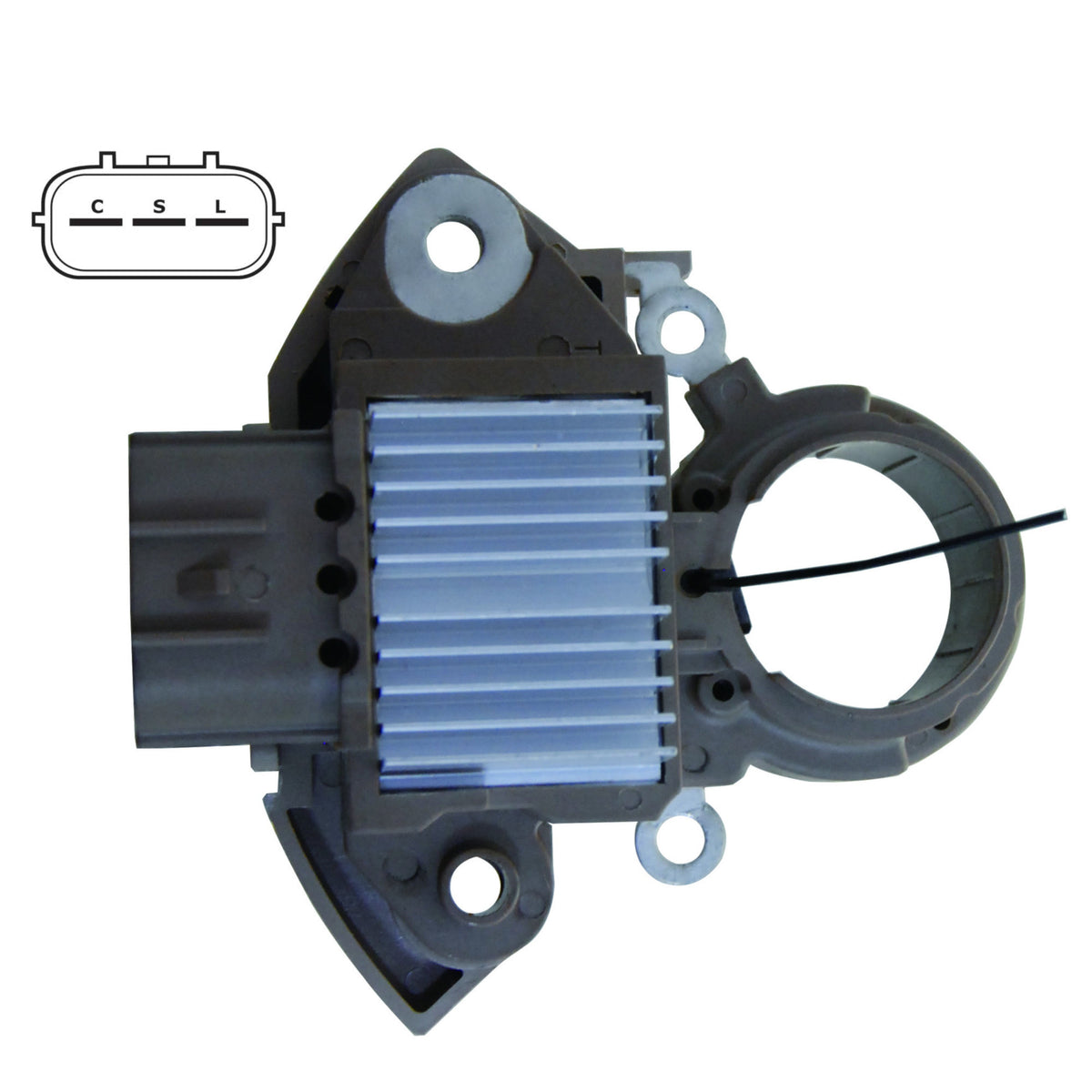 Voltage Regulator for Subaru Nissan C-S-L Terminals Replacing Mitsubishi 6724716G, 6835715U - 80033153 IM625