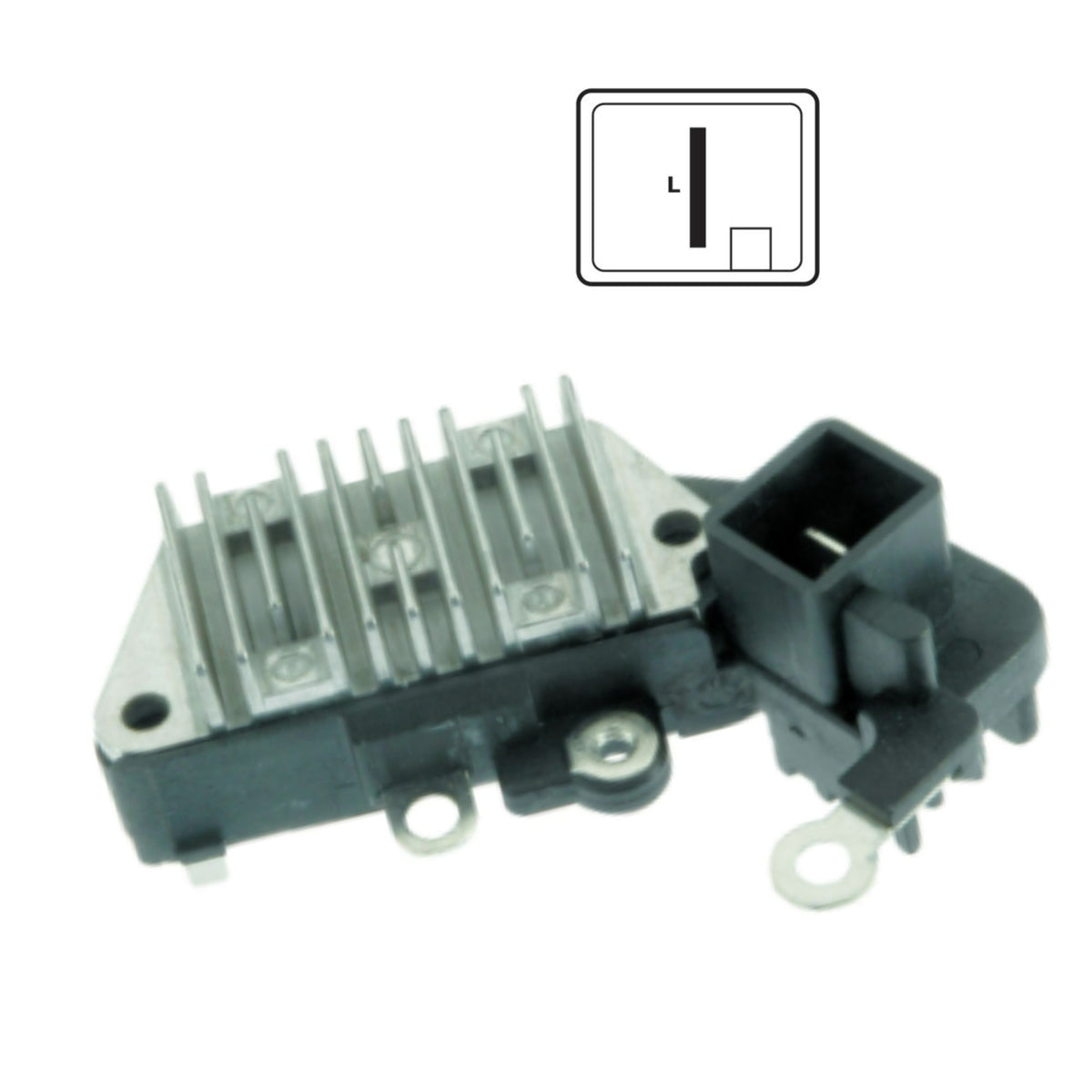 Voltage Regulator for Volvo 740 940 S40 V40 w/Denso 100211-8370, -8371, 100211-8620, -8621, 100211-8622, 100211-8630, 100211-8631, 100211-8632, 102211-0500