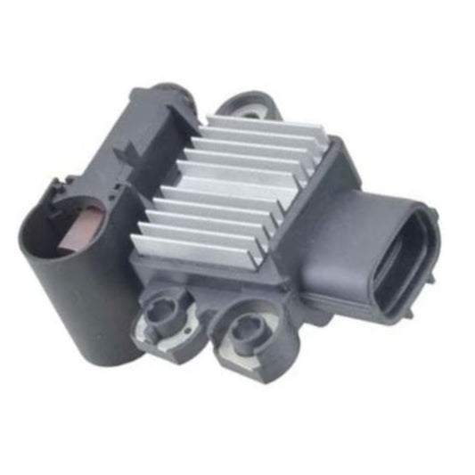 Voltage Regulator w Brushes for Elantra, Tucson, Veloster, Forte, Soul, Rio (Valeo #s 2606900, 2607372, 2609501, 2610011, 2610128, 2610164, 2610428, 2610454, 2610819, 2612741, 600226, FG10T011) - 80084088 M593