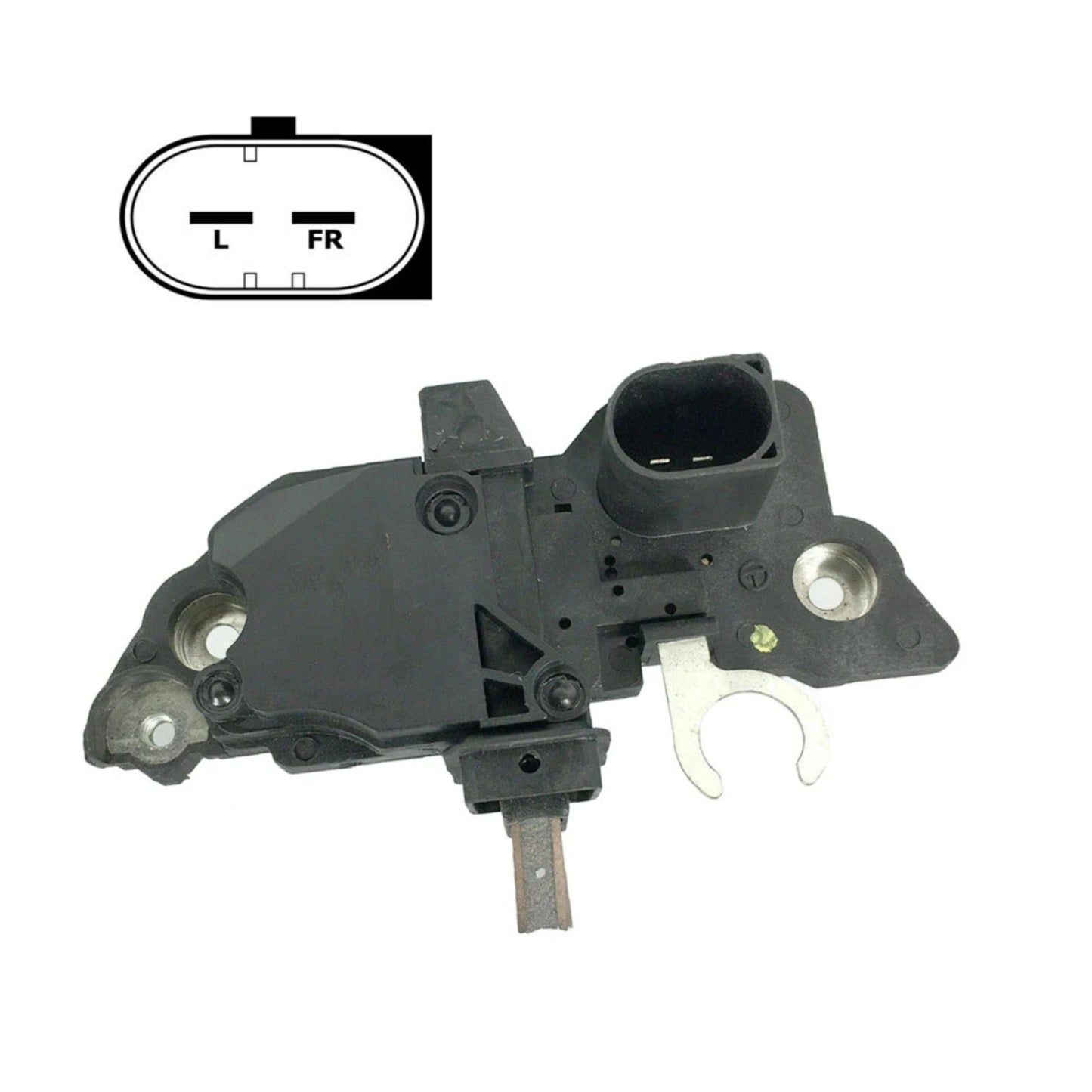 Voltage Regulator with Brushes Audi VW Mercedes with Bosch Alternator Options - 230-24070, 230-24104, VRB254, T9700, IB5225