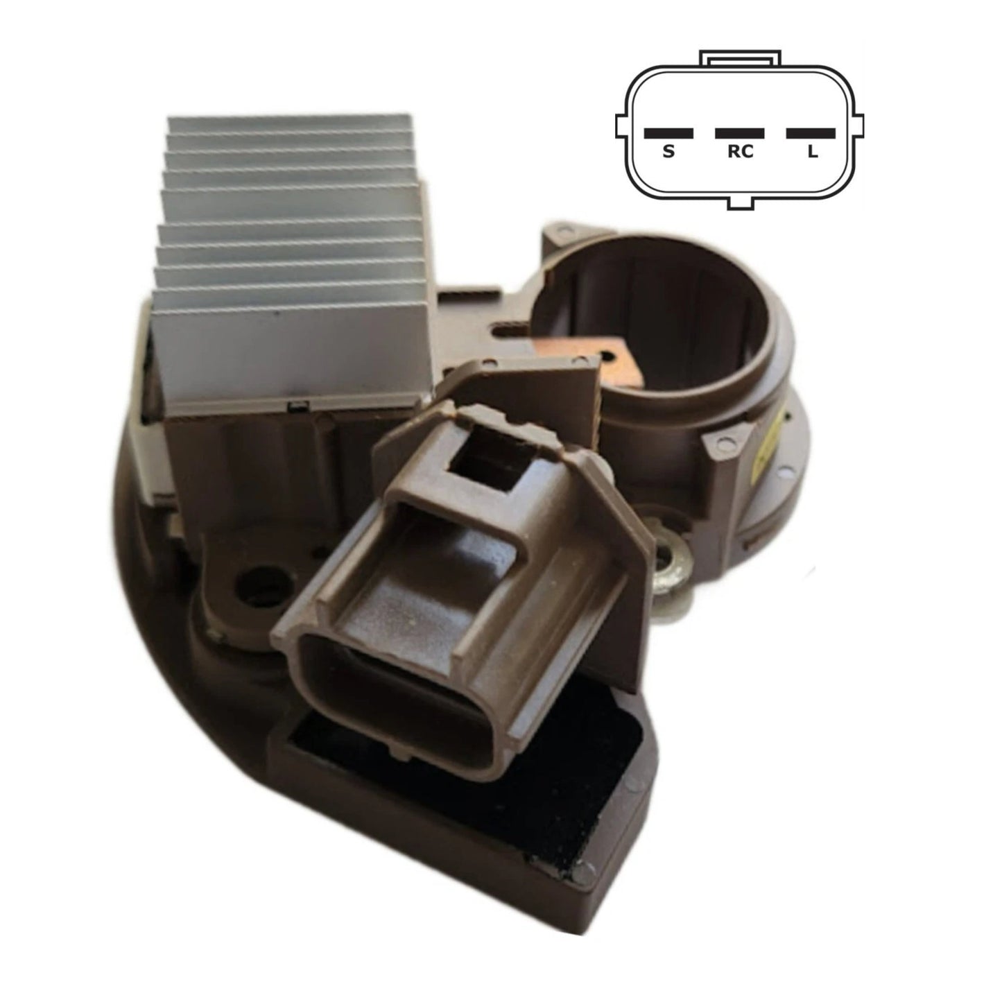 Voltage Regulator with Brushes Mazda 6, CX-9, Edge, Fusion, Taurus, MKZ, Crown Victoria 200A - 80033099 IM529