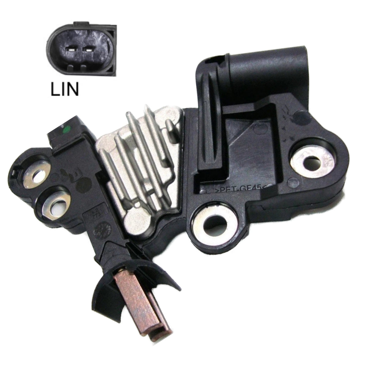 Voltage Regulator with Brushes for Volvo Replacing Bosch F00M346005, F00M346019, F00M346056, F00M346097, F00M346131, F00M346166 